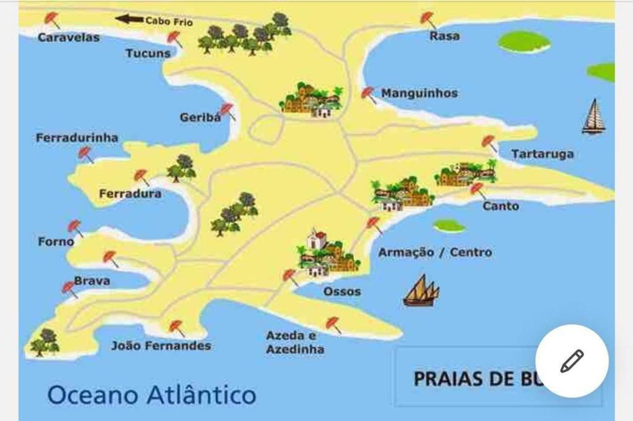 Caminhe para a Praia de Manguinhos - Casa DECORADA com wi fi, ar e espaço gourmet Búzios Exterior foto